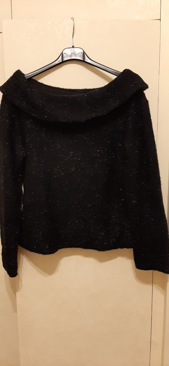 Maglia nera laminata