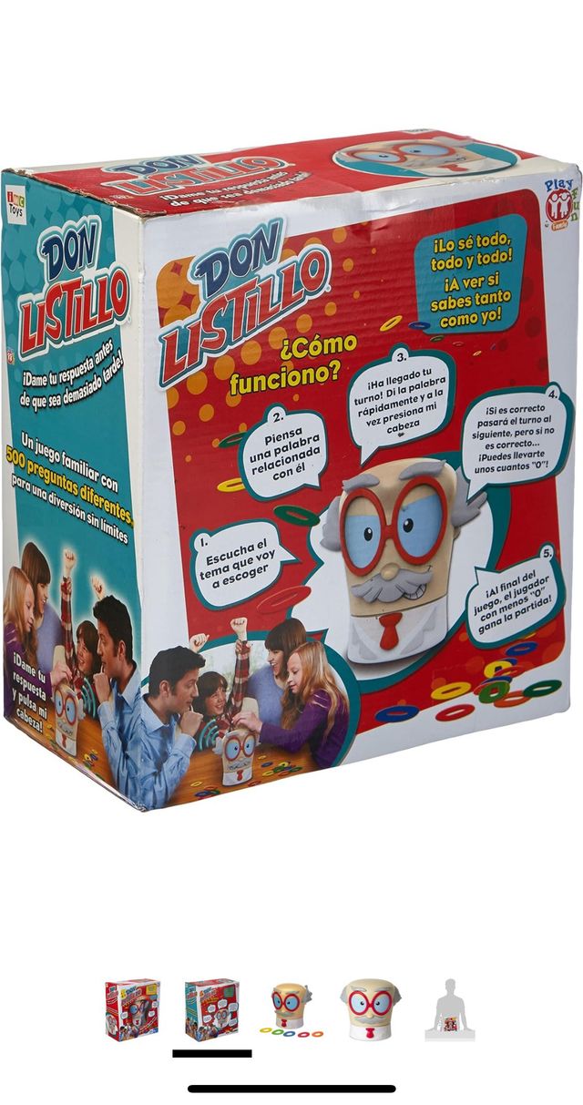 Juego de mesa Don Listillo a estrenar