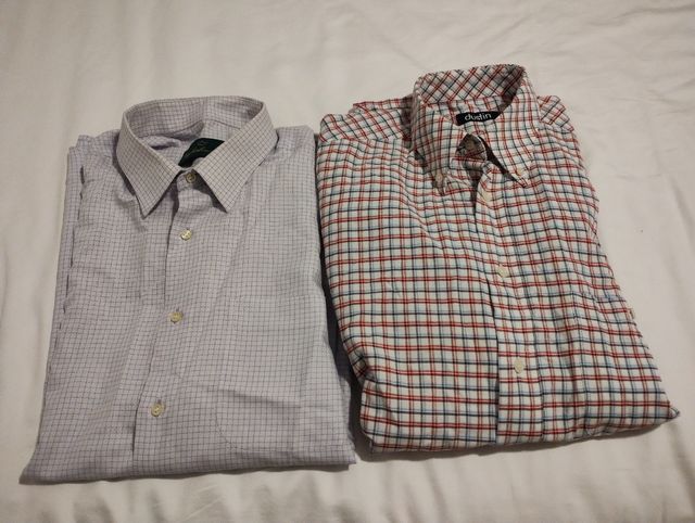 Camisas tallas 42 y 3 ( medianas, grandes) 