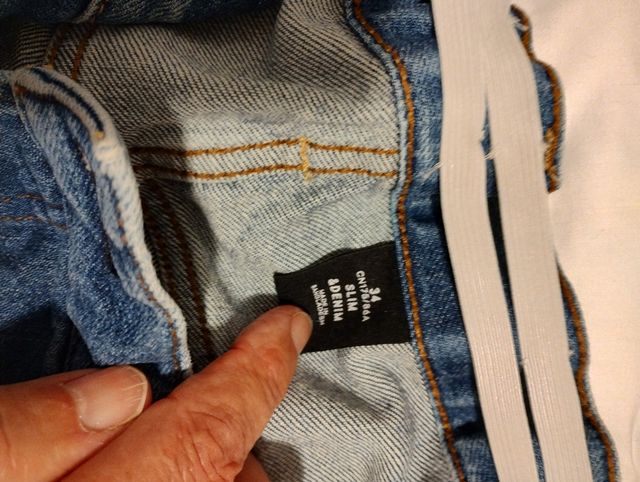 Pantalón vaquero hombre Slim talla 44