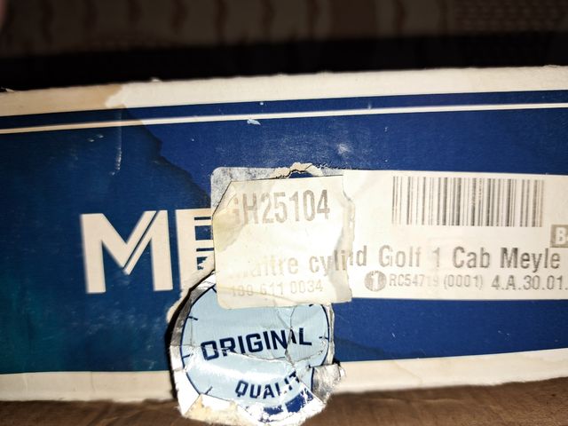 Golf cabrio mk1. Cilindro maestro