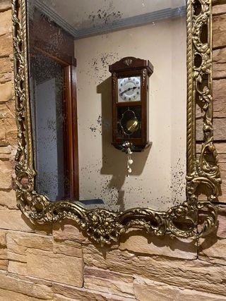 ESPEJO BRONCE VINTAGE