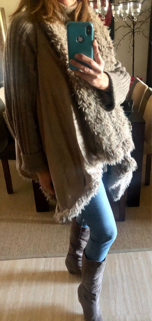 Chaleco tipo poncho NUEVO