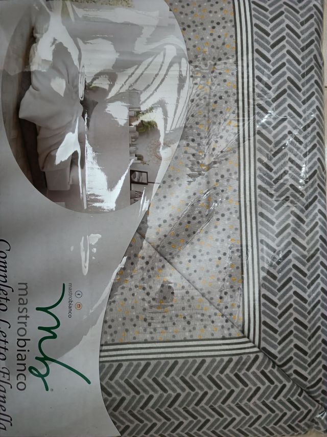 Lenzuola matrimoniali flanella 