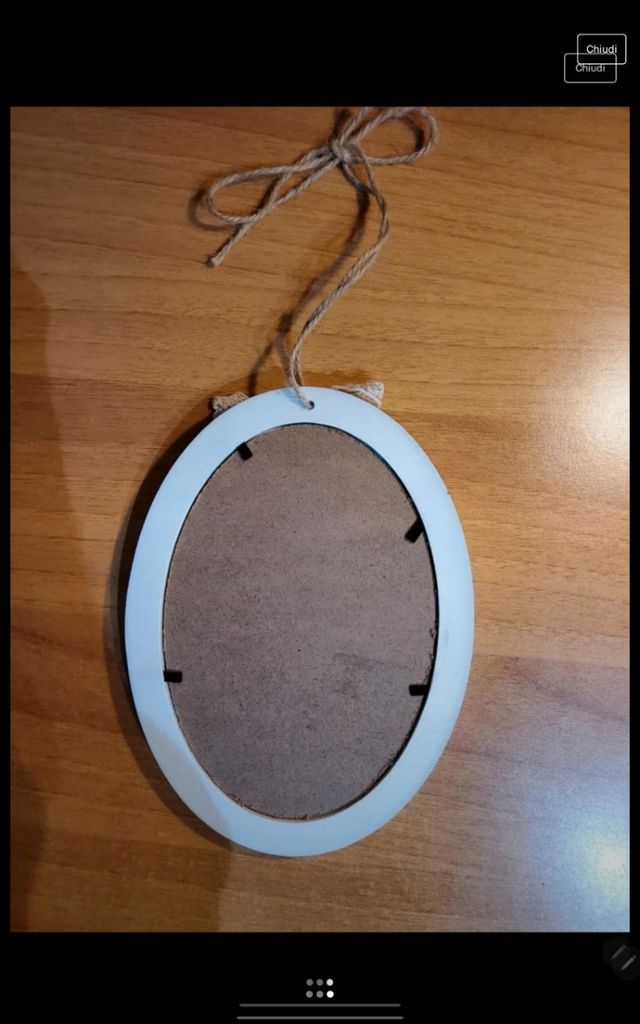 Cornice a forma ovale