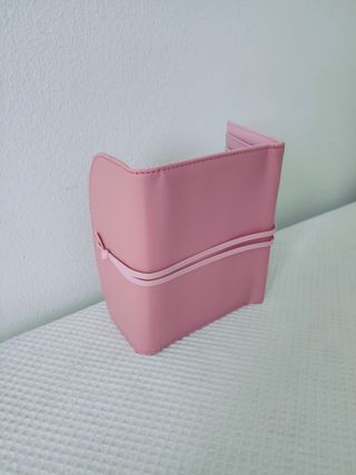 Portafoglio in similpelle rosa nuovo mai usato