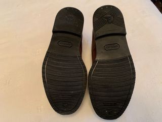 Zapato Blucher marrón niño serraje