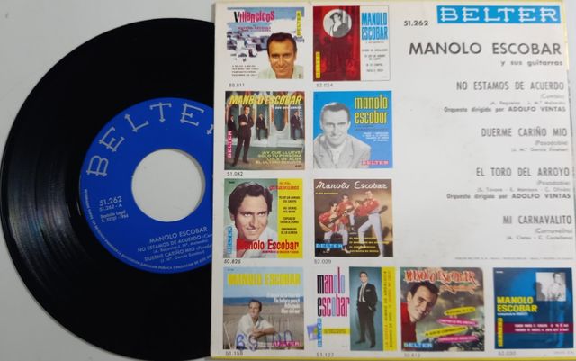 Manolo Escobar Lote 3 EP