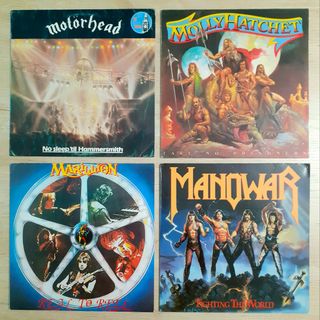 LPs MOTÖRHEAD, MOLLY HATCHET, MARILLION, MANOWAR