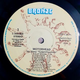 LPs MOTÖRHEAD, MOLLY HATCHET, MARILLION, MANOWAR