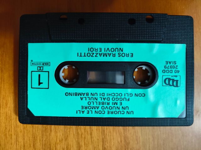 Musicassetta EROS RAMAZZOTTI "Nuovi Eroi"