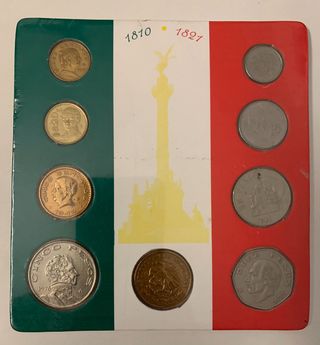 JUEGO MONEDAS MEXICANAS IDEALES DE LA REVOLUCION
