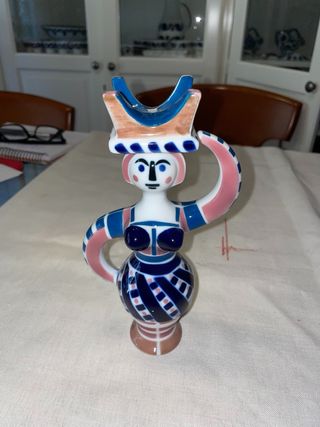 Sargadelos figura Mujer con Taburete