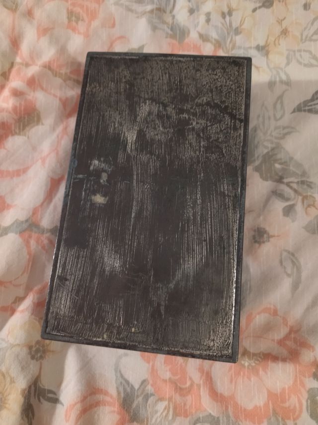 Antica scatola in metallo 18x12