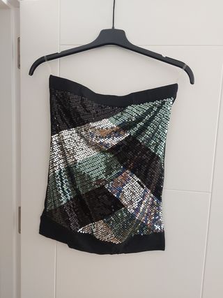 Top lentejuelas fiesta Nochevieja