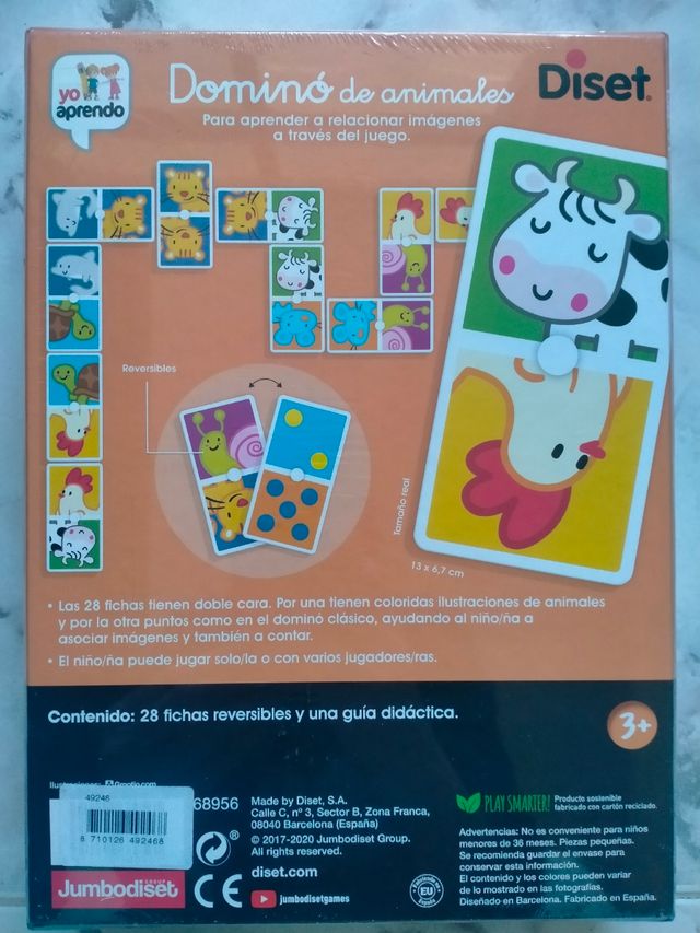DOMINÓ ANIMALES DE DISET