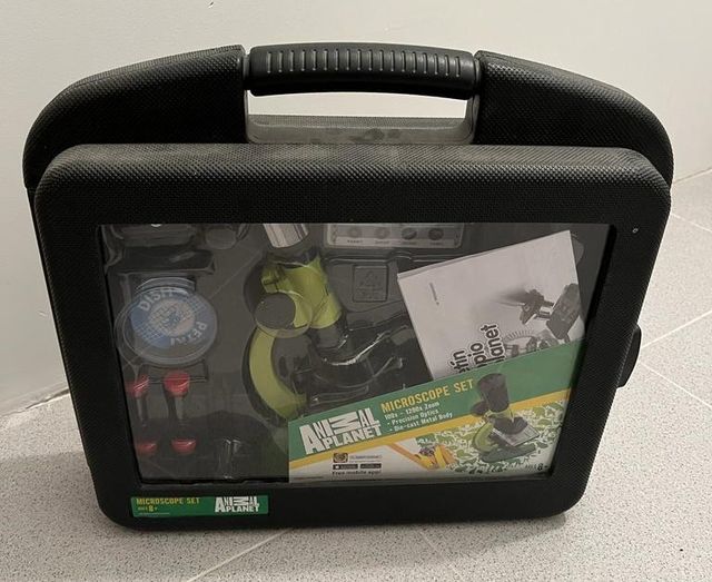 MICROSCOPIO, Kit con brazo Metal-Inicio Niños