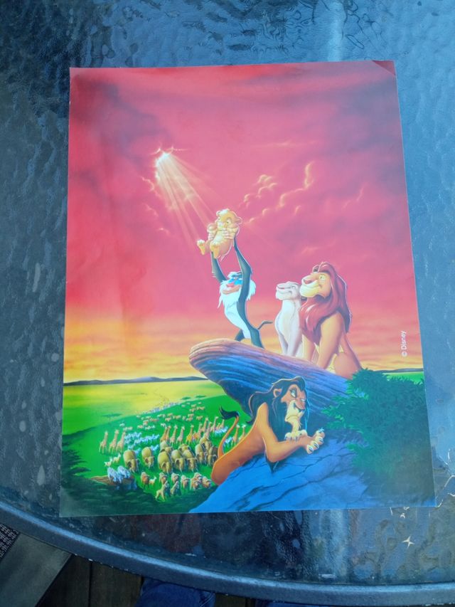 Láminas de El rey león 