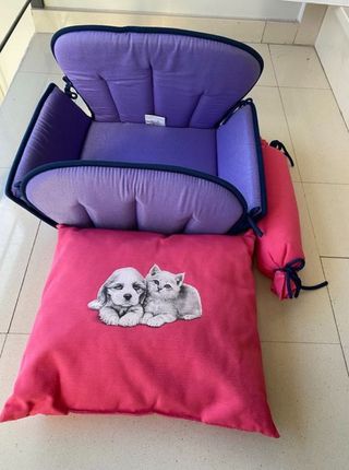 Cama Para Perros Rosa