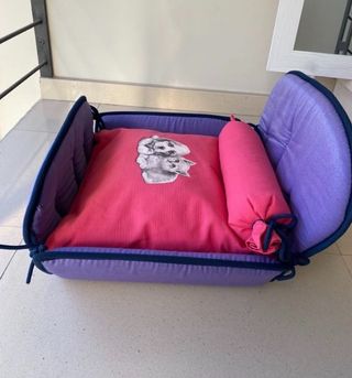 Cama Para Perros Rosa