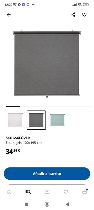 2 Estores enrollables ikea
