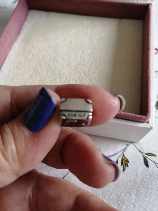 Charm Pandora original plata modelo maleta