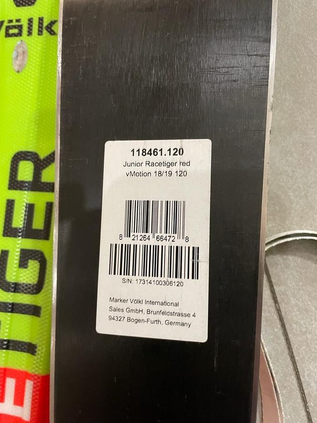 esquis niño volkl racetoger GS Jr 120
