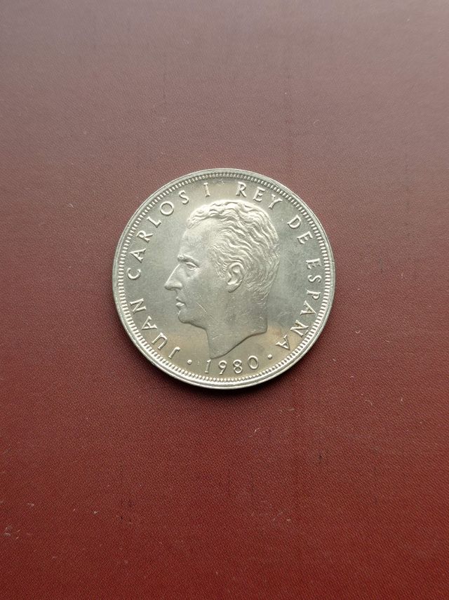25 PESETAS 1980*80 SIN CIRCULAR.