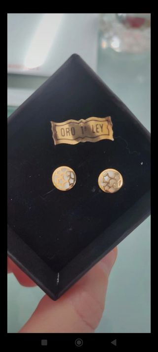 Pendientes de oro 18 kilates