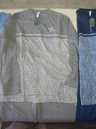 Pijama de algodon forrado 