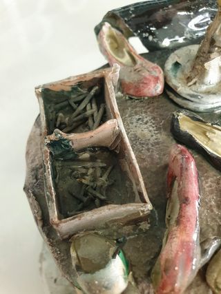Ceramica Valerio spimpolo anni 70