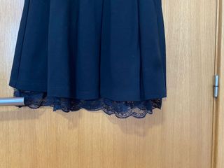 Vestido corto negro