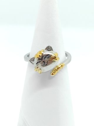 Anillo antiestrés gato