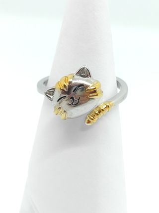 Anillo antiestrés gato