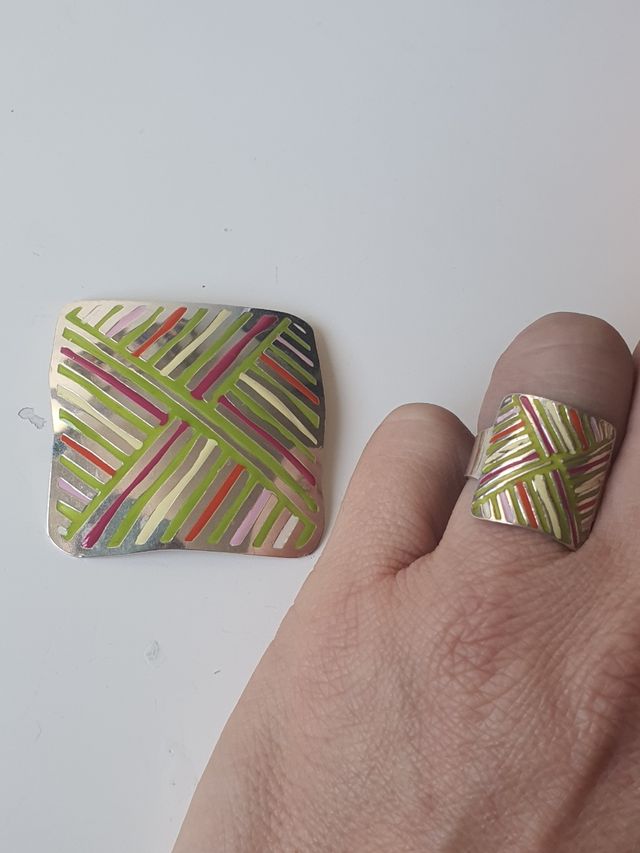 Conjunto anillo y colgante