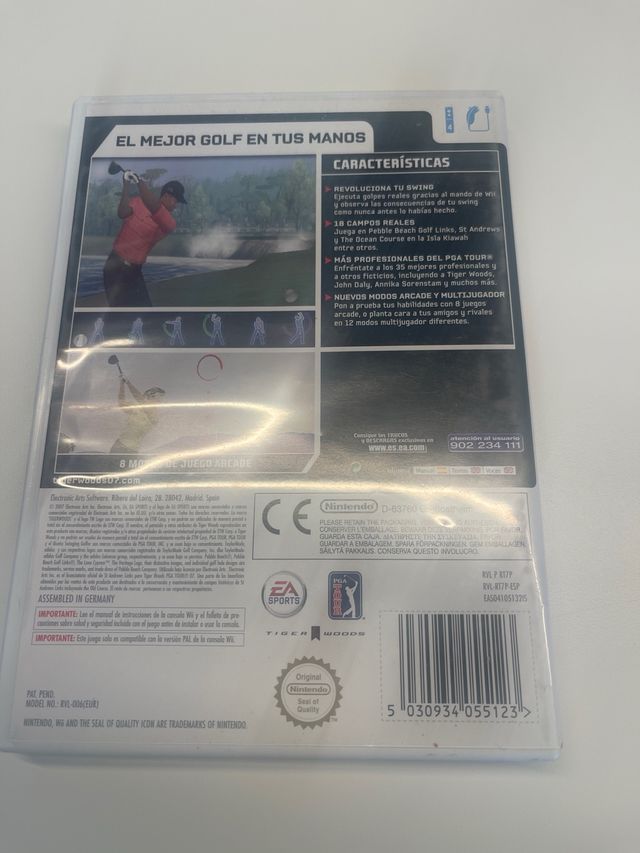 Juego Wii Tiger Woods PGA Tour 2007