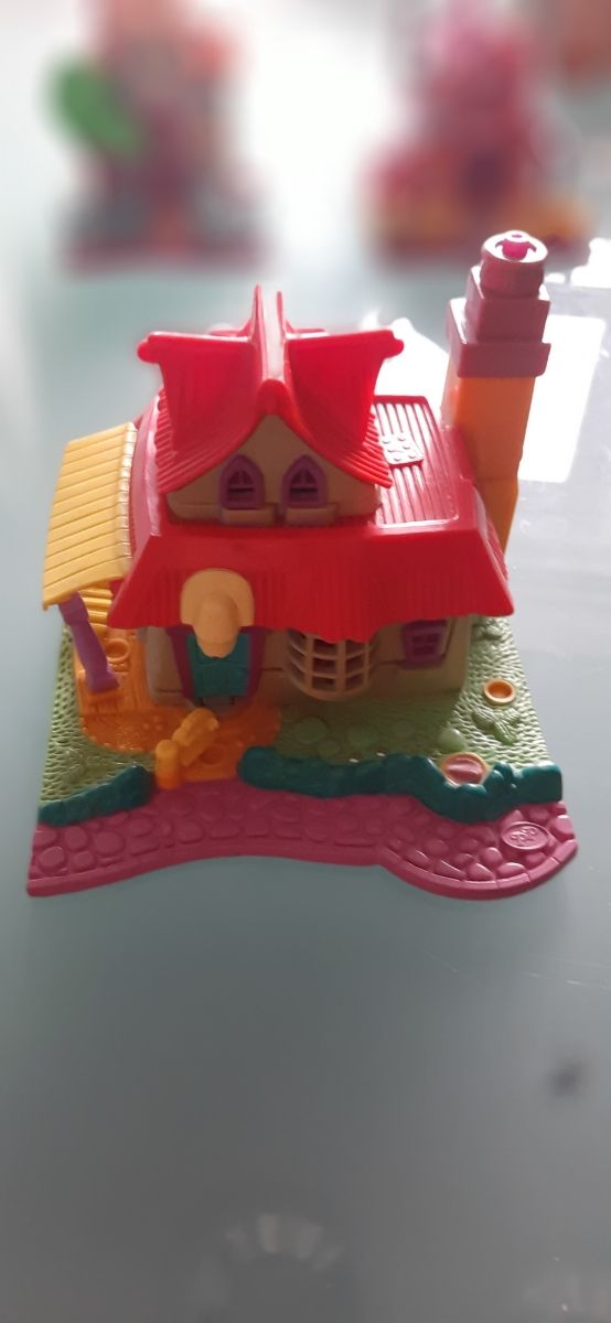 Polly pocket casa con luces FUNCIONANDO