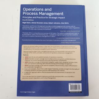 Livro Operations and Process Management