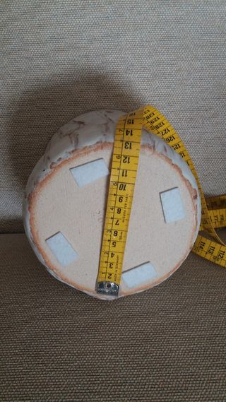 Cubre maceta de cerámica artesanal