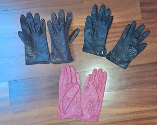 Guantes antiguos de piel muy caros