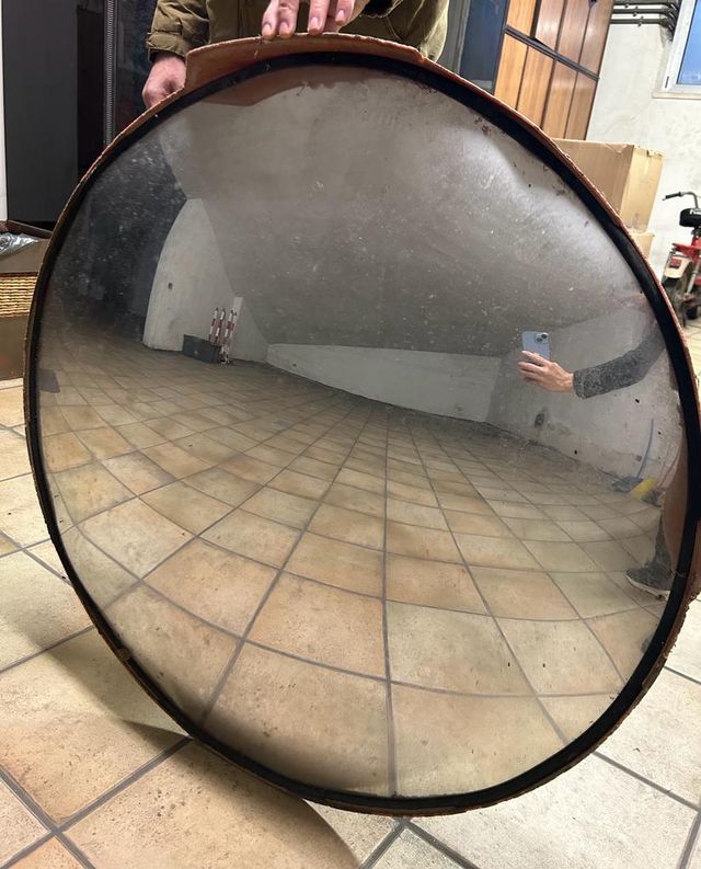 Specchio da arredo, diametro 90 cm