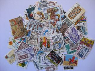 SELLOS ESPAÑA SEGUNDO CENTENARIO 1975 - 2000 LOTE