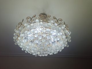 Candelabro cristal techo