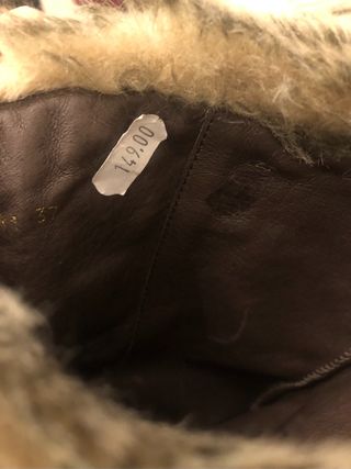 Botas de piel talla 37