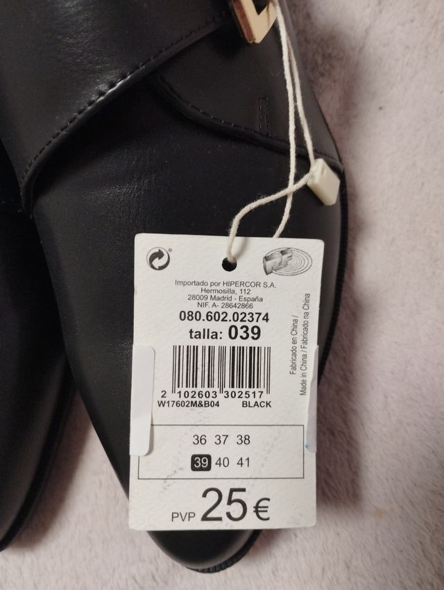 Zapatos del corte ingles sin estrenar 