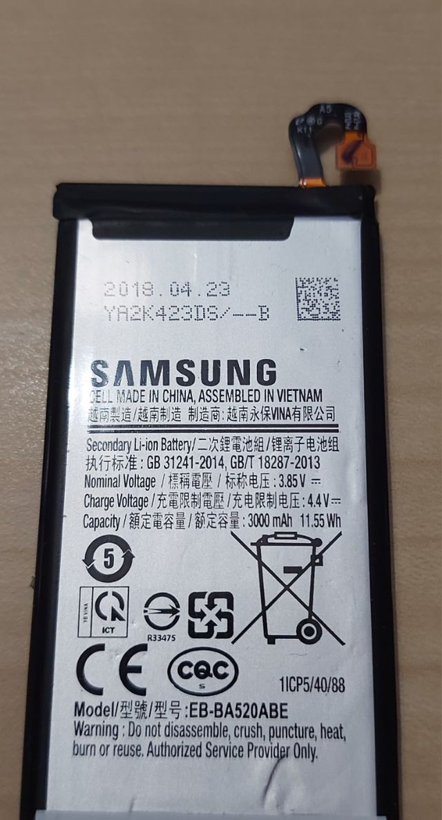 Bateria original Samsung A5(2017)/A520F