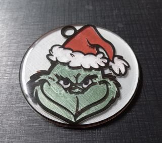 posavasos de navidad "Grinch"