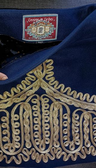 falda paño con pasamanería Highly Preppy, S