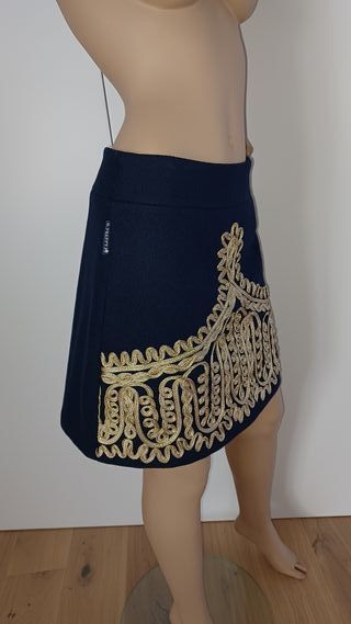 falda paño con pasamanería Highly Preppy, S