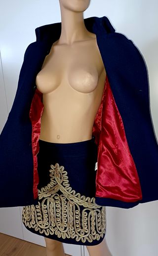 falda paño con pasamanería Highly Preppy, S